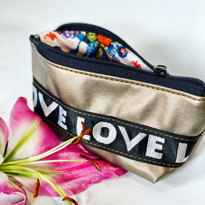 Upcycled Love Pencil Pouch